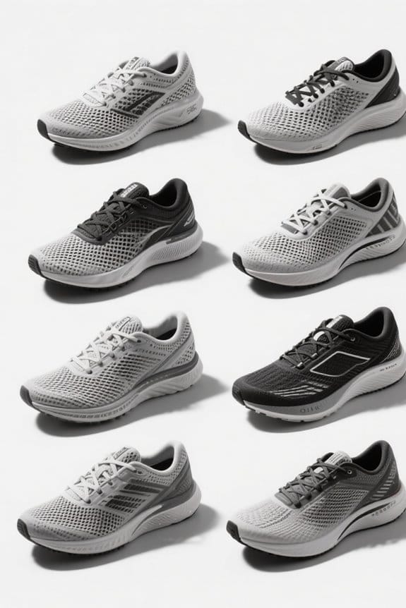 breathable mesh running shoes
