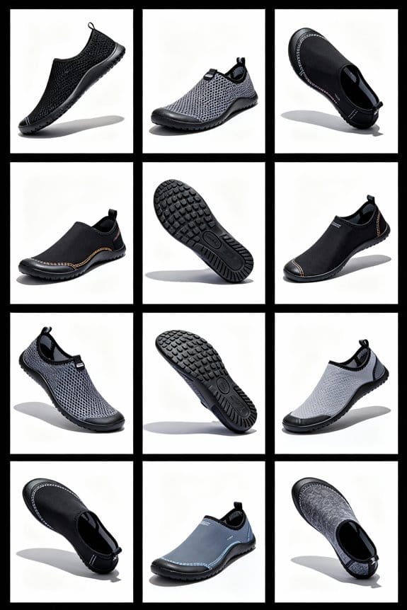 comfortable water shoes selection