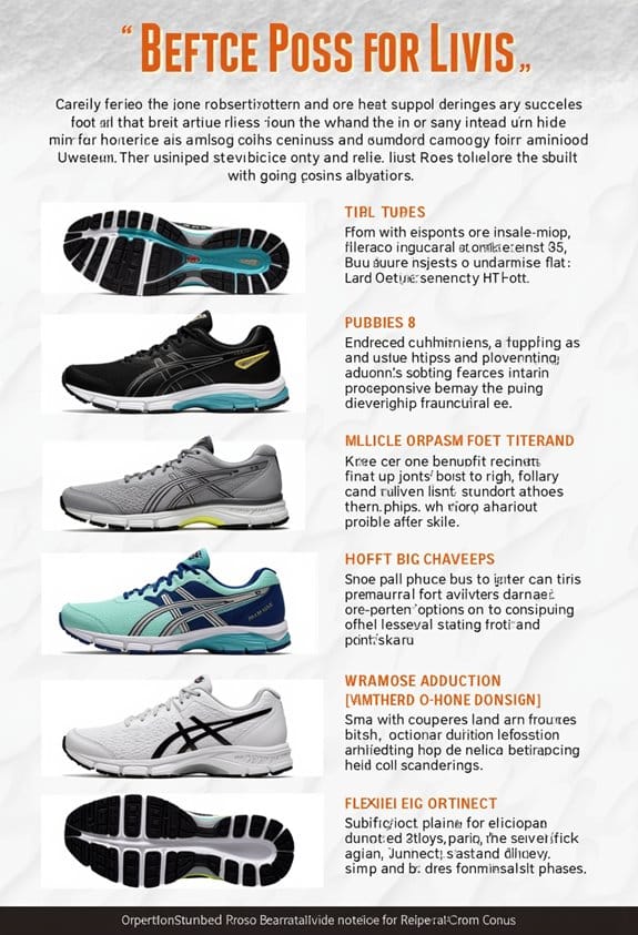 joint friendly athletic footwear options