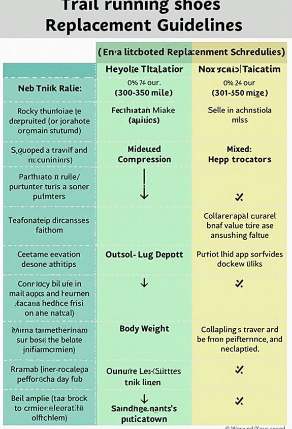 trail shoe replacement frequency